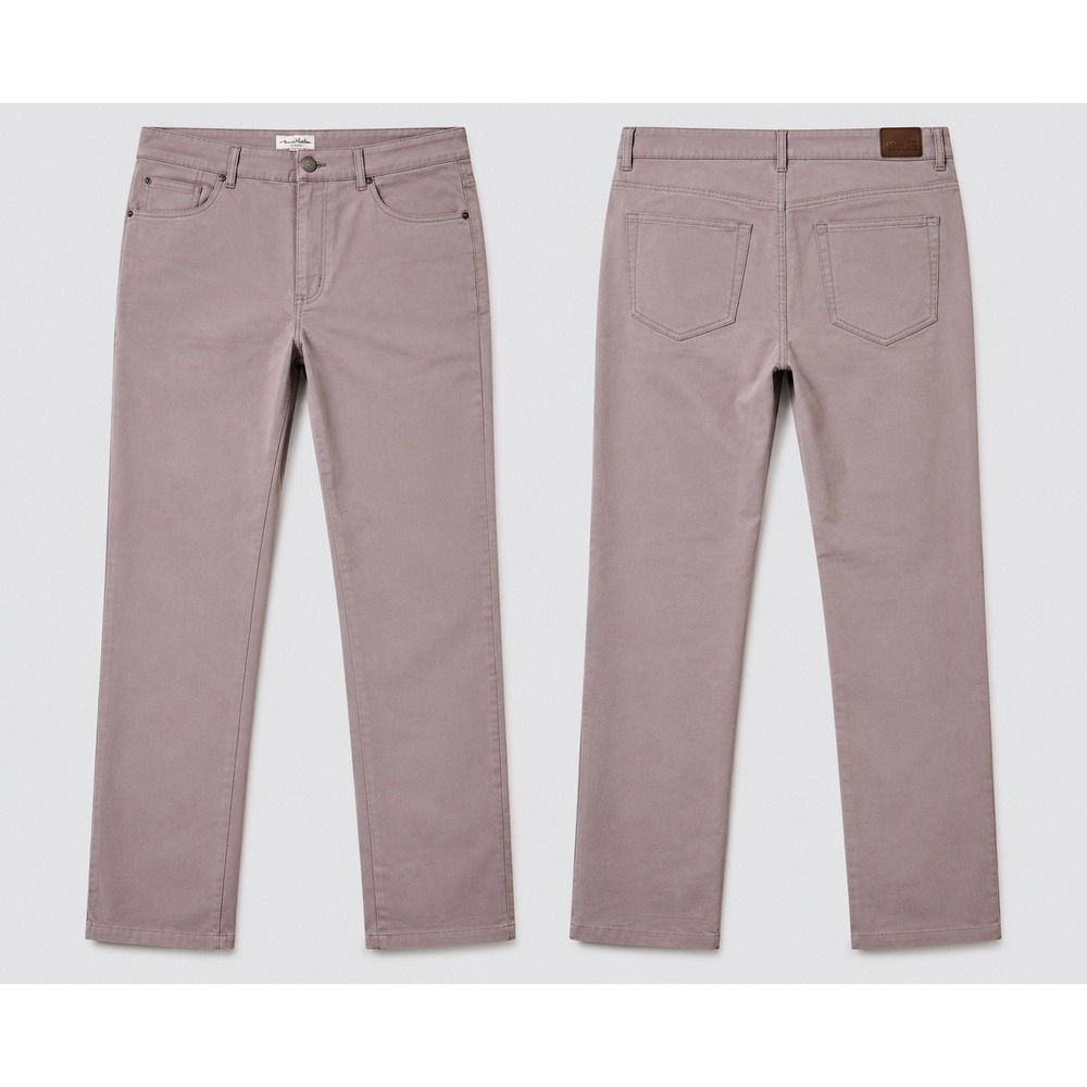 Peter Millar Crown Vintage Canvas Pants Mens 40 Gray 5 Pocket Chino JEANS - Picture 1 of 8